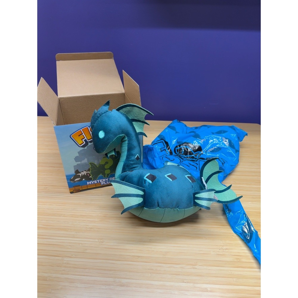 Fisch Ancient Depth Serpent Plush Roblox Exotic DLC Code New Open Box